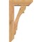 Ekena Millwork Olympic Slat Smooth Bracket w/ Offset Brace, Western Red Cedar, 5 1/2"W x 16"D x 28"H BKT0604X16X28OLY06SWR - alternate 2